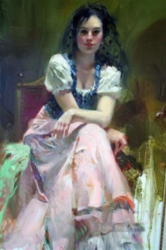 150の主題の芸術作品 Painting - ピノ・ダエニ ドリーミング・マドリードの美女・淑女